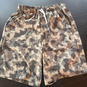 Light Green Casual Cano Shorts